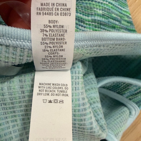 Offline by Aerie Split One Shoulder Long Line Sports Bra, sz S - Picture 5 of 7